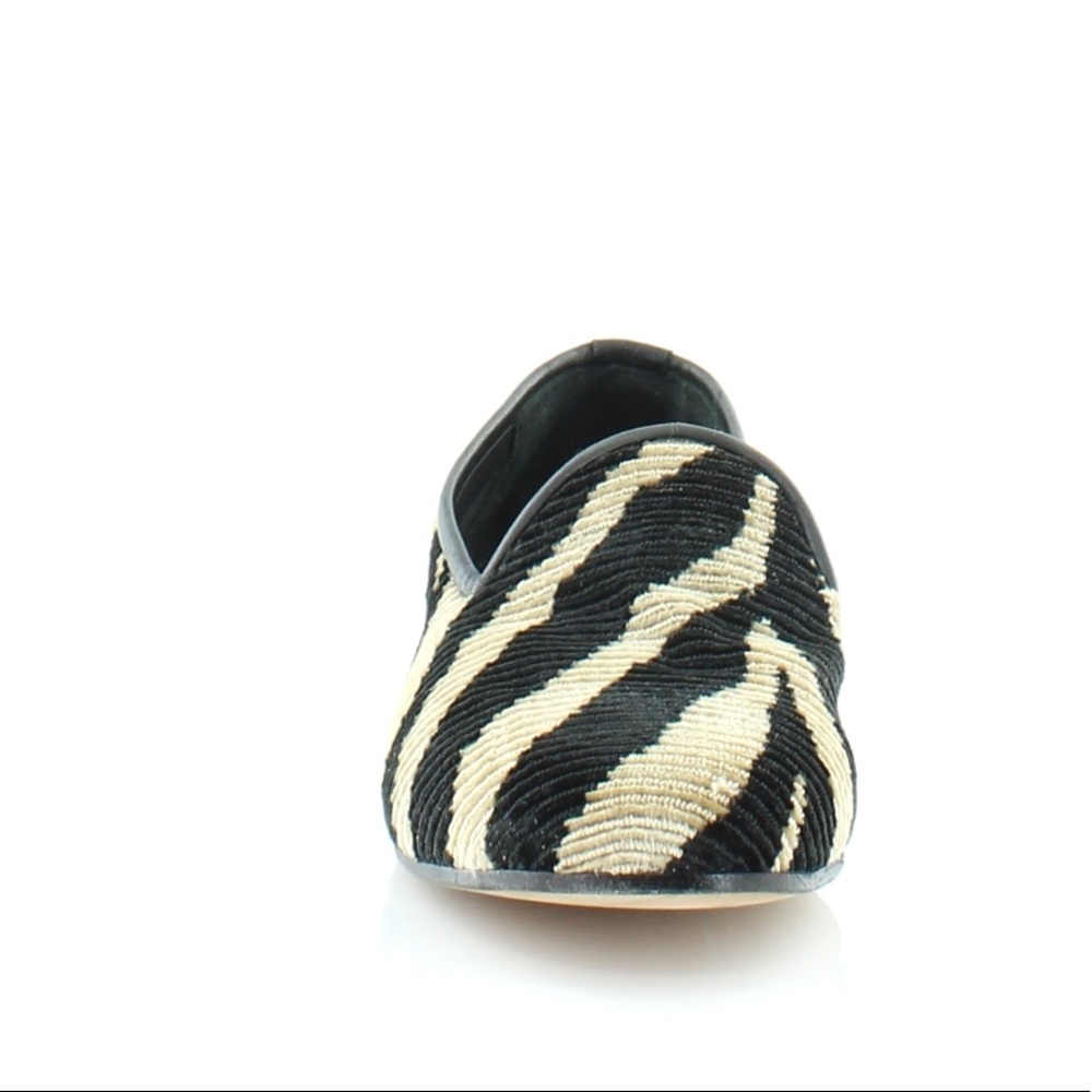 Anthropologie Zebra Print Striped Flat Loafer Flat - Picture 12 of 12